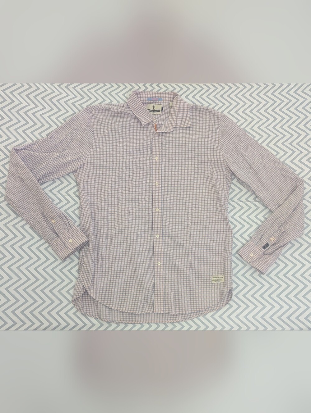 Scotch & Soda The Poolside Seersucker Button Down Shirt XL